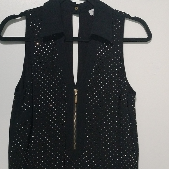 Cache gold studded Romper size Small - Picture 3 of 16